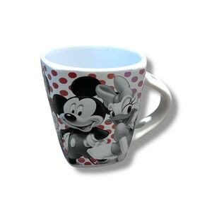 Disney Mug Mickey & Friends Polka Dots Jerry Leigh Spoon Holder Tea Honey WDW